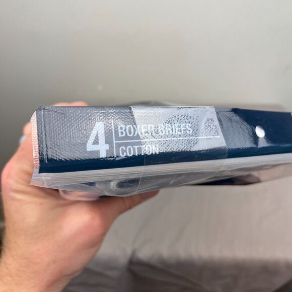 HANES Boxer Briefs Men's L 36 38 4 Pack Assorted Tagless Comfort Flex J7l434 - Picture 6 of 6